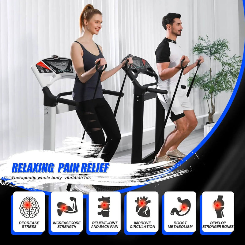 Rovix Heavy-Duty 400LBS Whole Body Vibration Plate Workout Machine (SAK57390) by SAKSBY WHOLESALE
