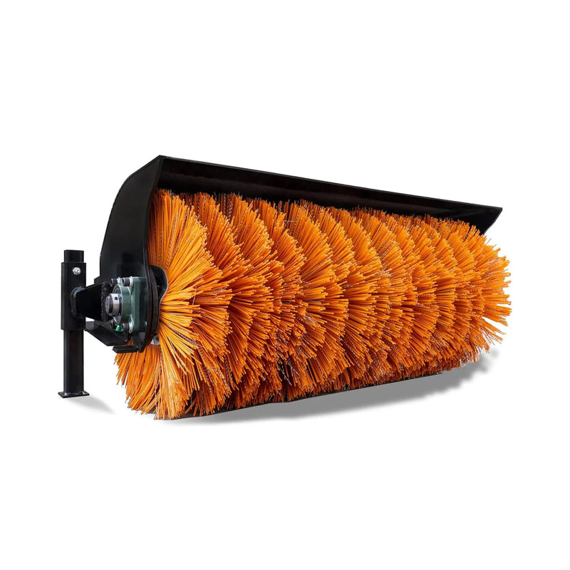 Heavy-Duty 41-Inch Hydraulic Skid Steer Broom Sweeper Attachment With Angle Tilt (SAK20963) by SAKSBY WHOLESALE