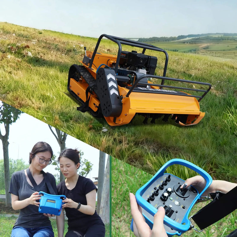 Heavy-Duty 459CC Commercial Remote-Controlled Hybrid Mower (SAK68124) by SAKSBY WHOLESALE