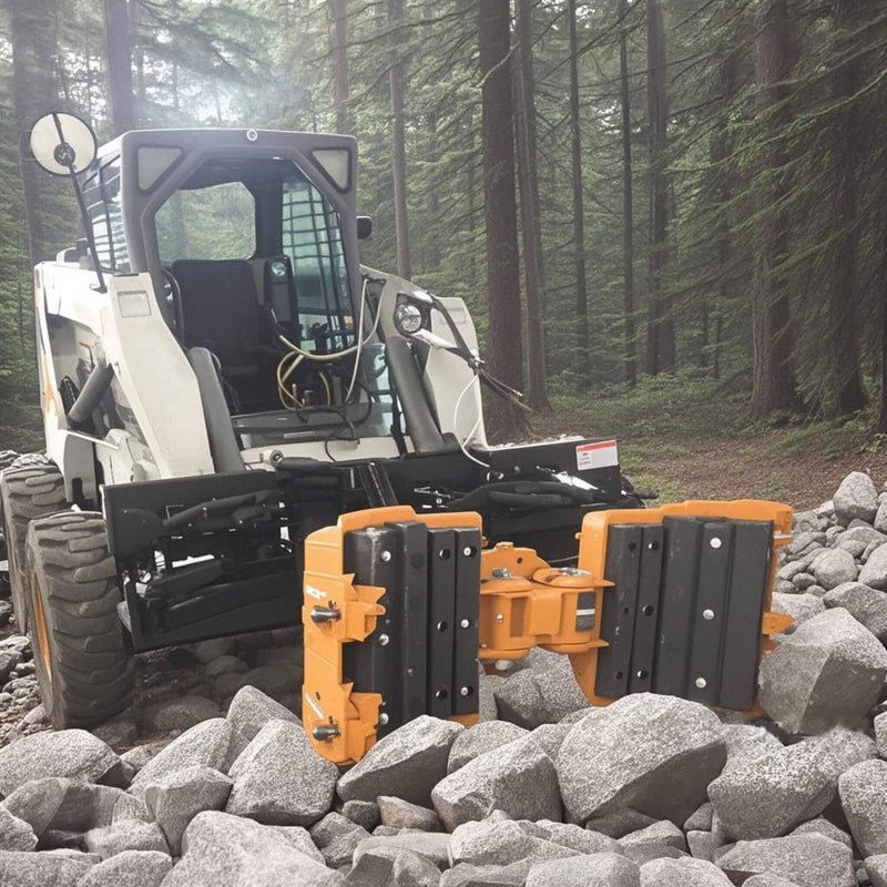 Heavy-Duty 5-Finger Rotating Rock And Tree Grapple Skid Steer Attachment (SAK39516) by SAKSBY WHOLESALE