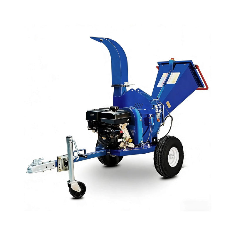 Heavy-Duty 5-Inch 15HP 420CC Gas Towable Disc Wood Chipper Shredder With Recoil Start (SAK51947) by SAKSBY WHOLESALE