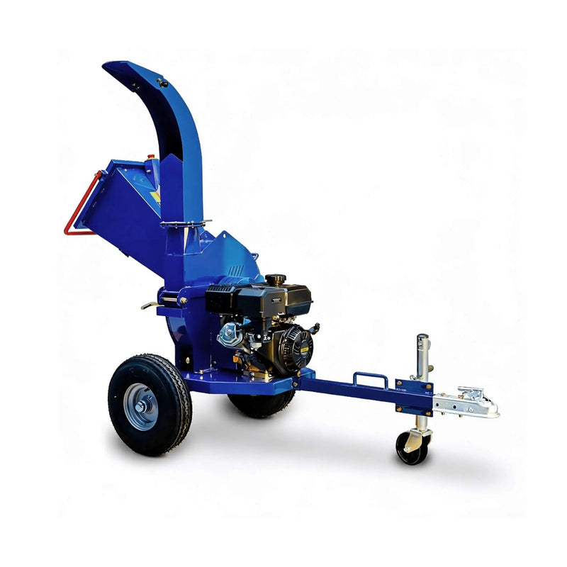 Heavy-Duty 5-Inch 15HP 420CC Gas Towable Disc Wood Chipper Shredder With Recoil Start (SAK51947) by SAKSBY WHOLESALE
