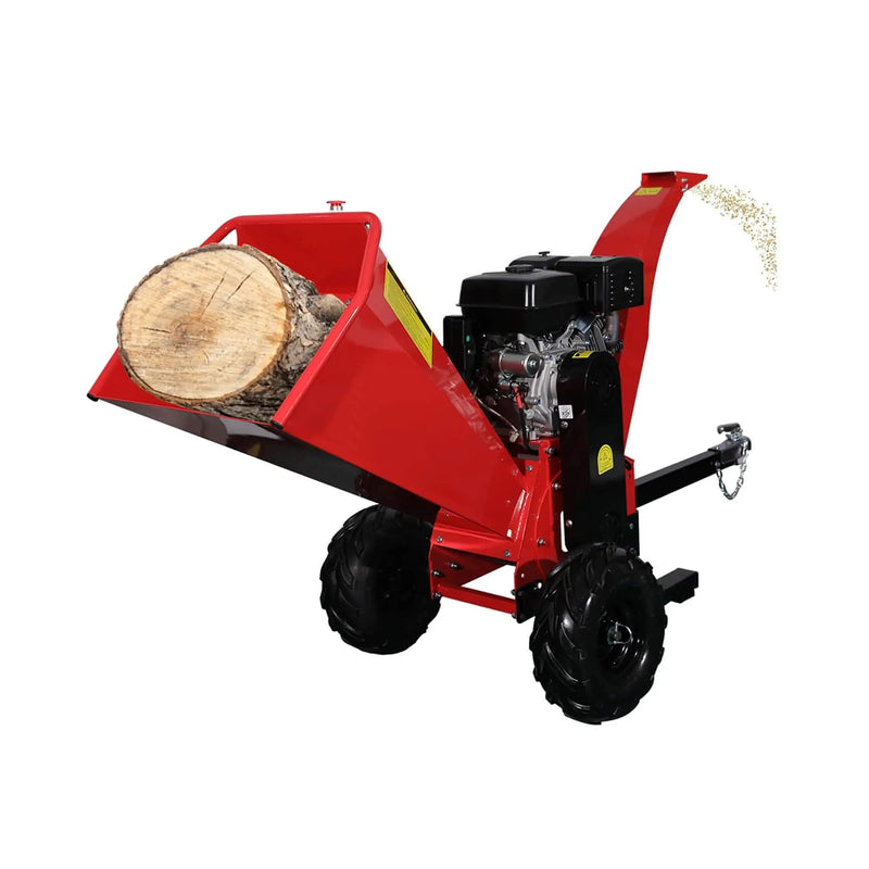 Heavy-Duty 5-Inch 420CC 15HP Towable Gas Wood Chipper Shredder Mulcher (SAK17493) by SAKSBY WHOLESALE