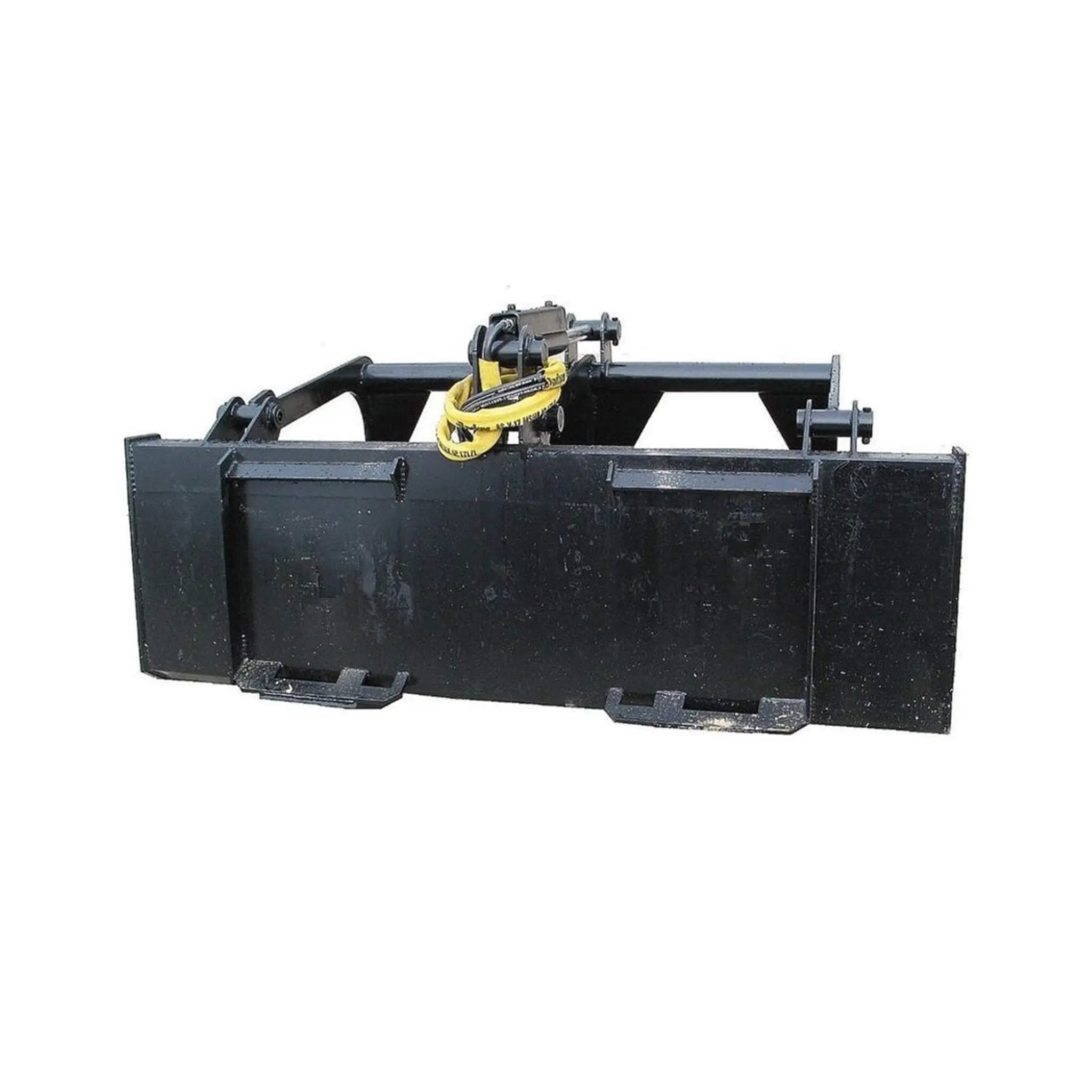 Heavy-Duty 66-Inch Rock Grapple Bucket Tractor Attachment With Tongs (SAK41697) by SAKSBY WHOLESALE