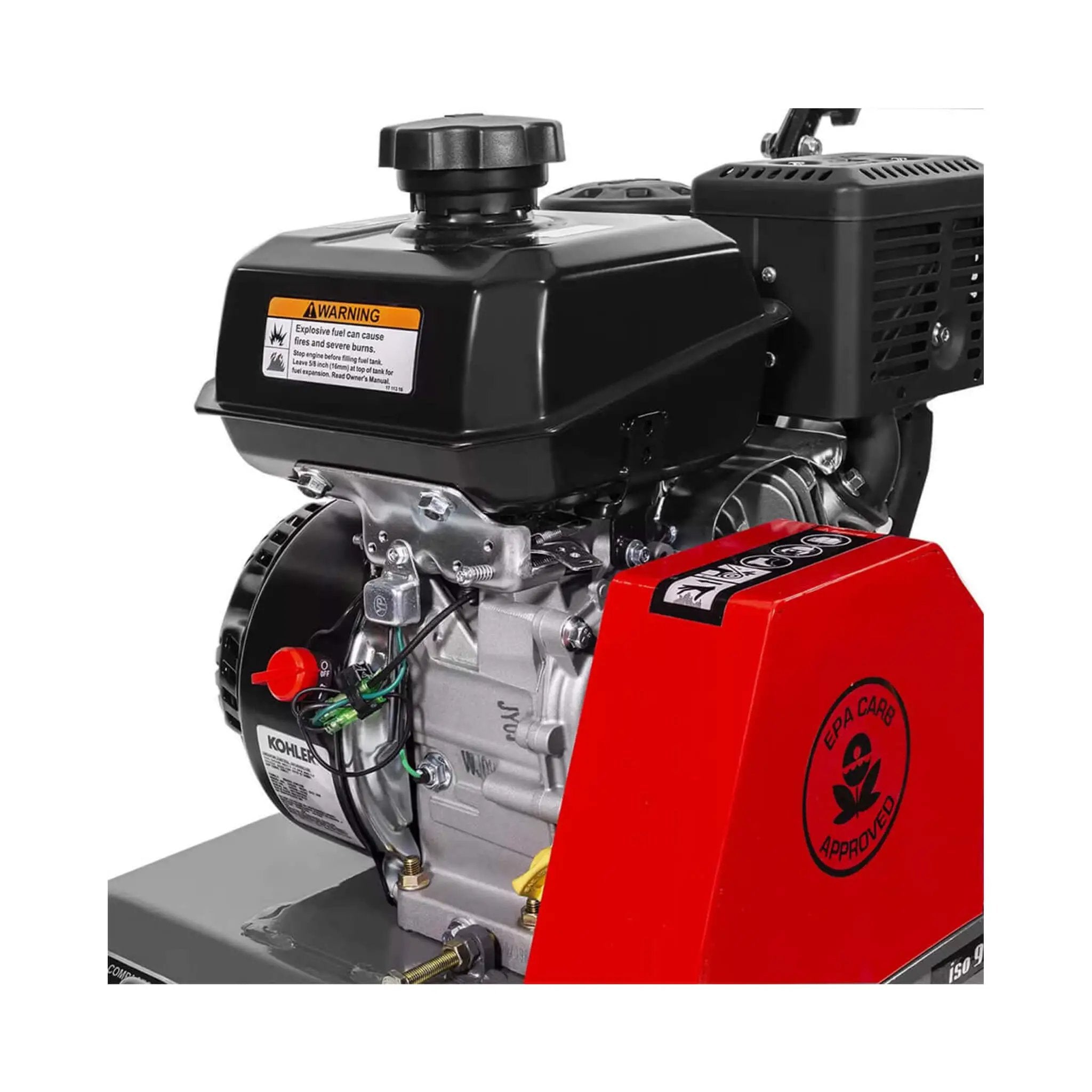 Heavy-Duty 6HP Industrial Gas-Powered Quad Clean Vibratory Plate Dirt