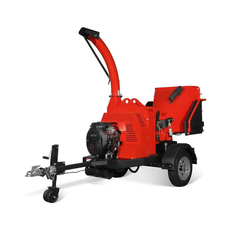 Heavy-Duty 7-Inch 750CC 25HP Hydraulic Feed Towable Electric Start Wood Chipper (SAK27190) by SAKSBY WHOLESALE