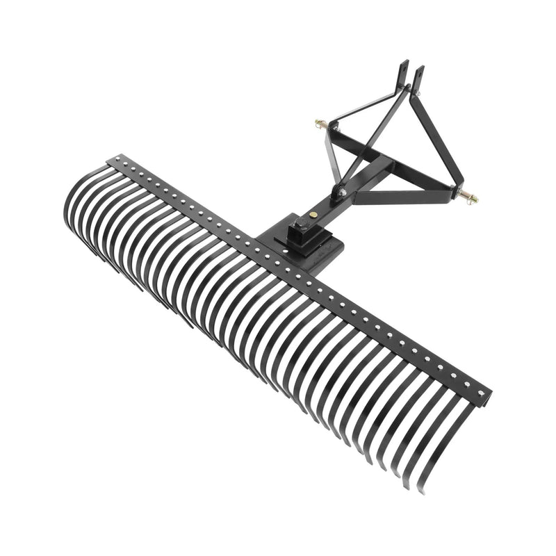 Heavy-Duty 72-Inch 3-Point Tow Behind Tractor Dethatcher Attachment With Steel Tines (SAK79426) by SAKSBY WHOLESALE