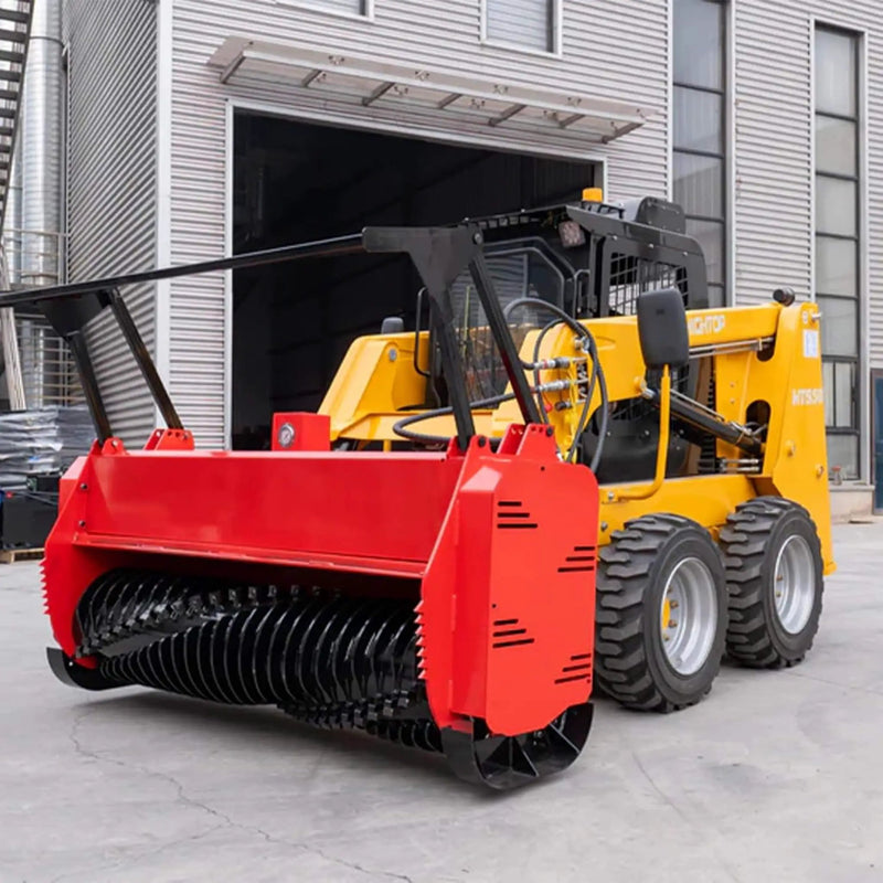 Heavy-Duty 72-Inch Hydraulic Forestry Mulcher Skid Steer Loader Attachment (SAK39168) by SAKSBY WHOLESALE