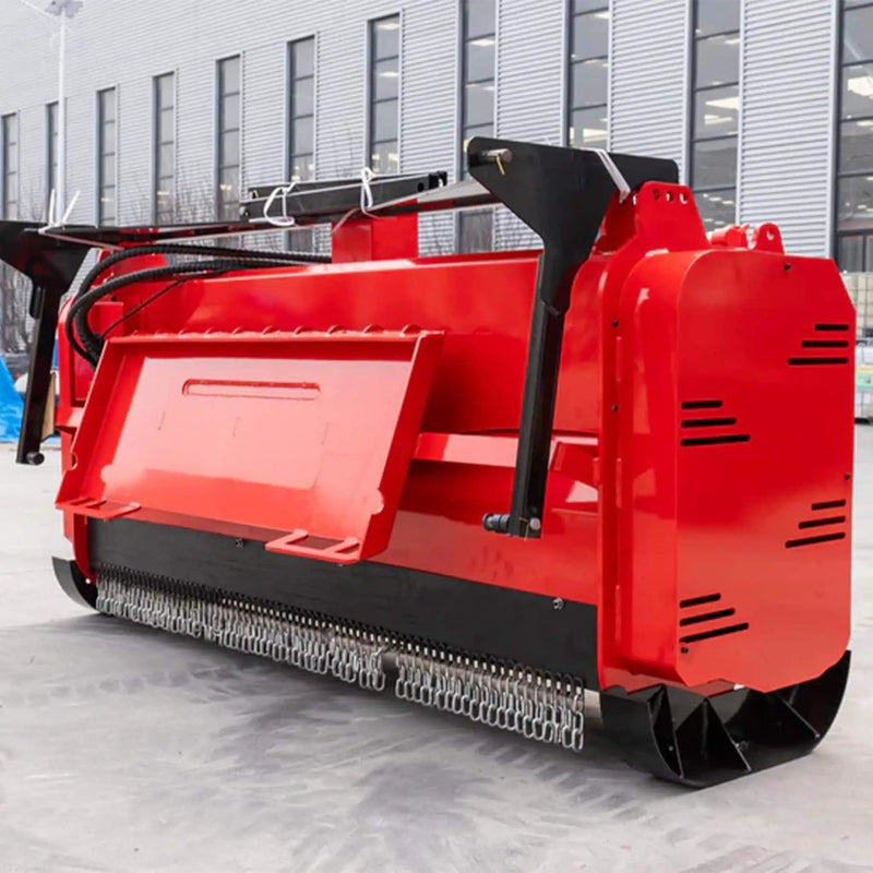 Heavy-Duty 72-Inch Hydraulic Forestry Mulcher Skid Steer Loader Attachment (SAK39168) by SAKSBY WHOLESALE