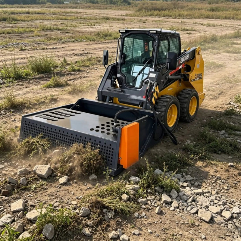 Heavy-Duty 72-Inch Landscape Rake Skid Steer Attachment (SAK83614) by SAKSBY WHOLESALE