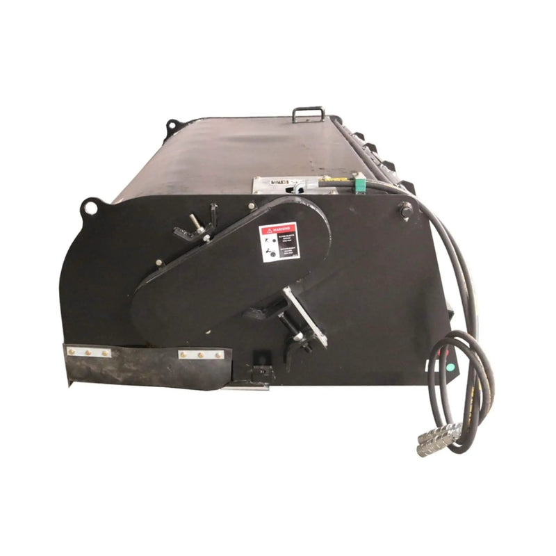 Heavy-Duty 72-Inch Pickup Broom Sweeper Skid Steer Attachment With Universal Quick Attach (SAK92163) by SAKSBY WHOLESALE