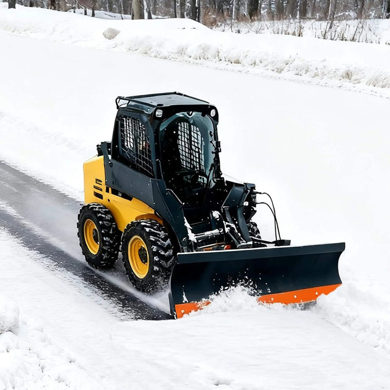 Heavy-Duty 84-Inch 6-Way Skid Steer Dozer Blade Attachment (SAK17862) by SAKSBY WHOLESALE