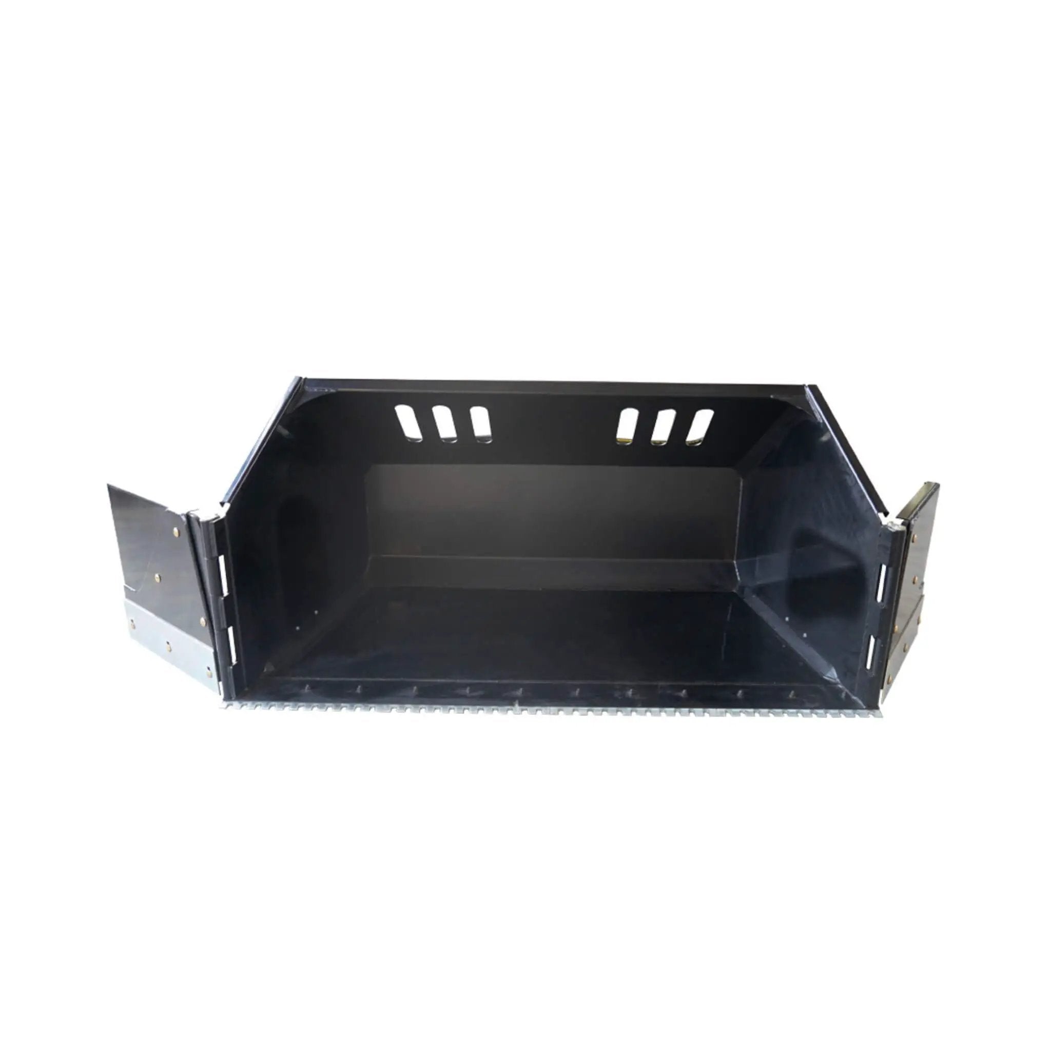 Heavy-Duty 89-Inch Snow Bucket Skid Steer Attachment With Swing Doors (SAK48371) by SAKSBY WHOLESALE