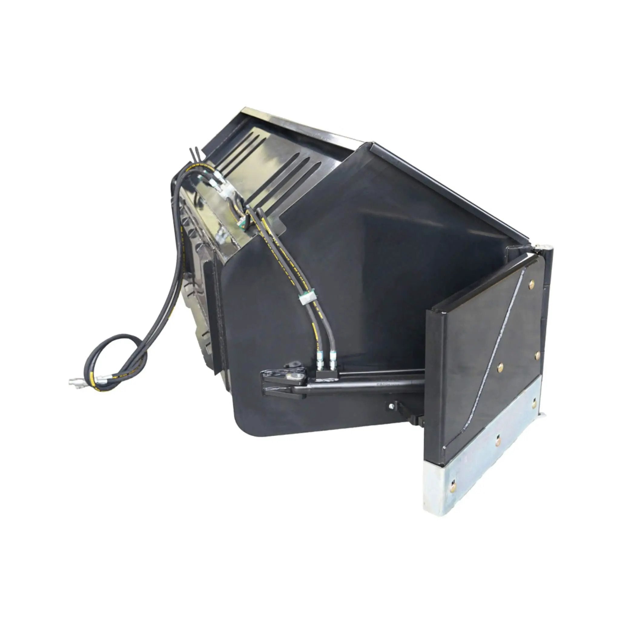 Heavy-Duty 89-Inch Snow Bucket Skid Steer Attachment With Swing Doors (SAK48371) by SAKSBY WHOLESALE
