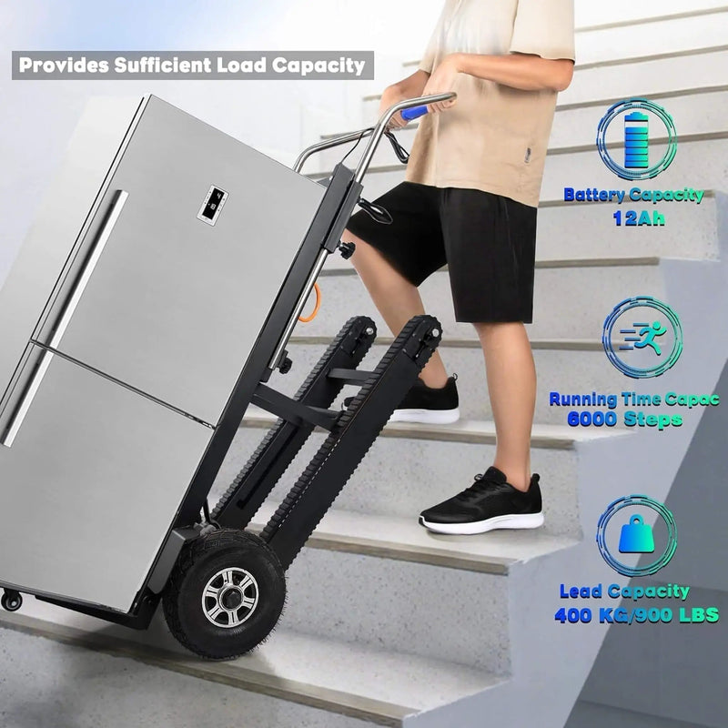 Heavy-Duty 900LBS Electric Motorized Stair Climbing Dolly (SAK75803) by SAKSBY WHOLESALE