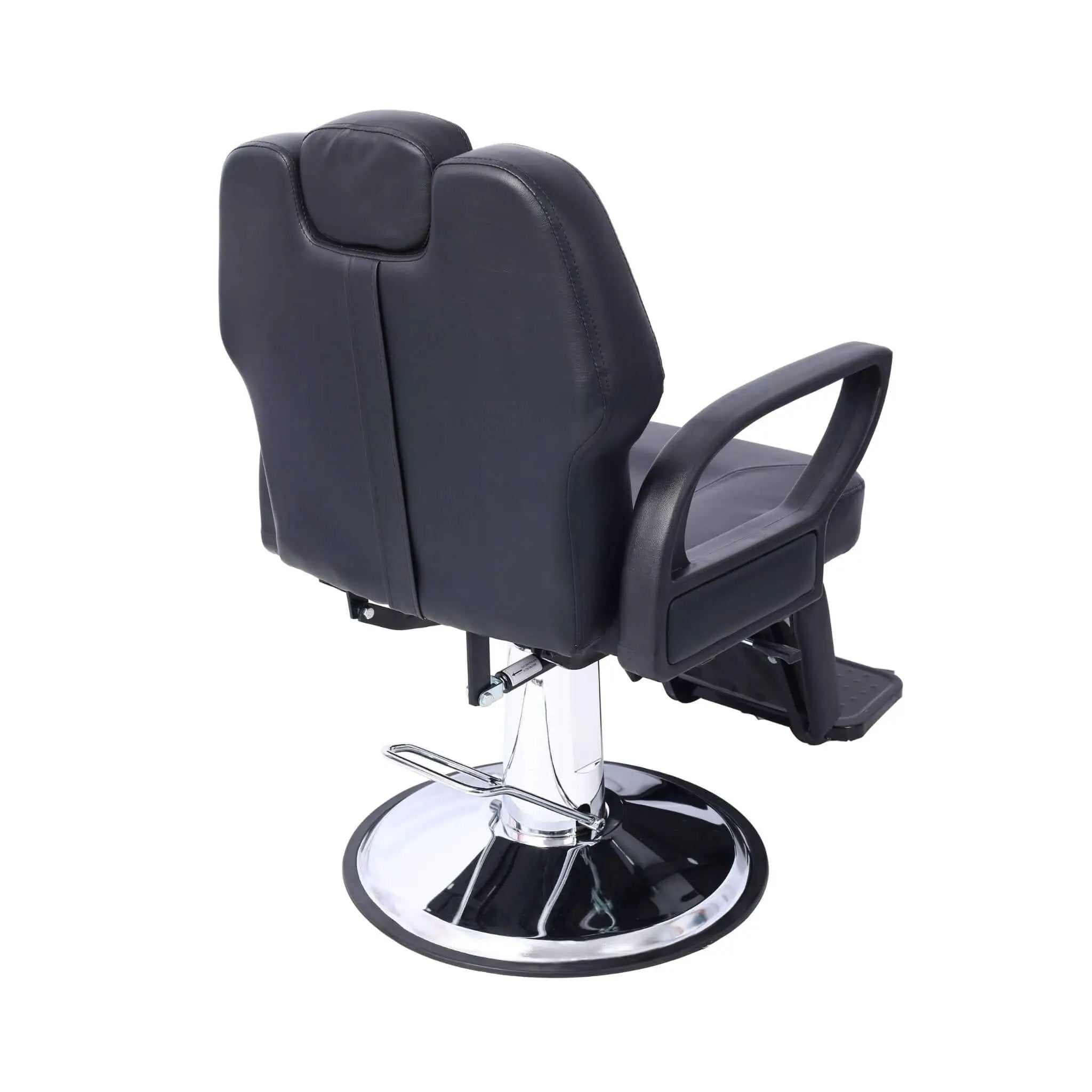 Heavy-Duty Extra-Wide PU Leather Hydraulic Reclining Barber Chair (SAK74613) by SAKSBY WHOLESALE
