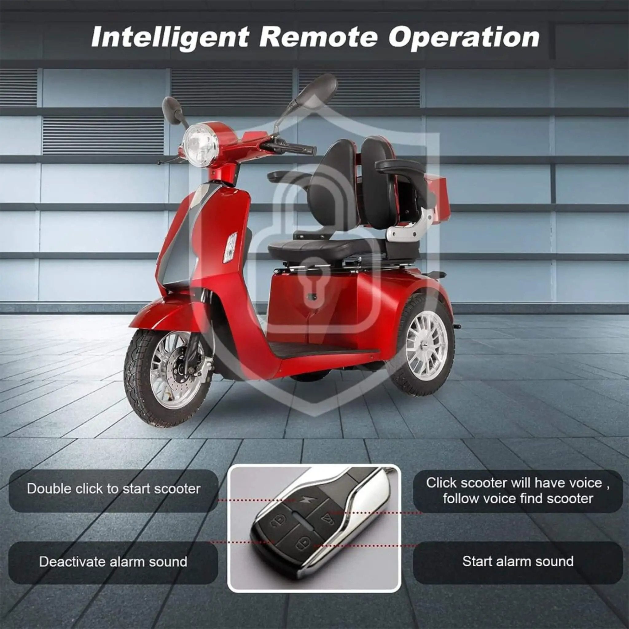 Zvg Heavy-Duty 800W All-Terrain Electric Powered Mobility Scooter For Seniors & Adults (SAK96314) by SAKSBY WHOLESALE