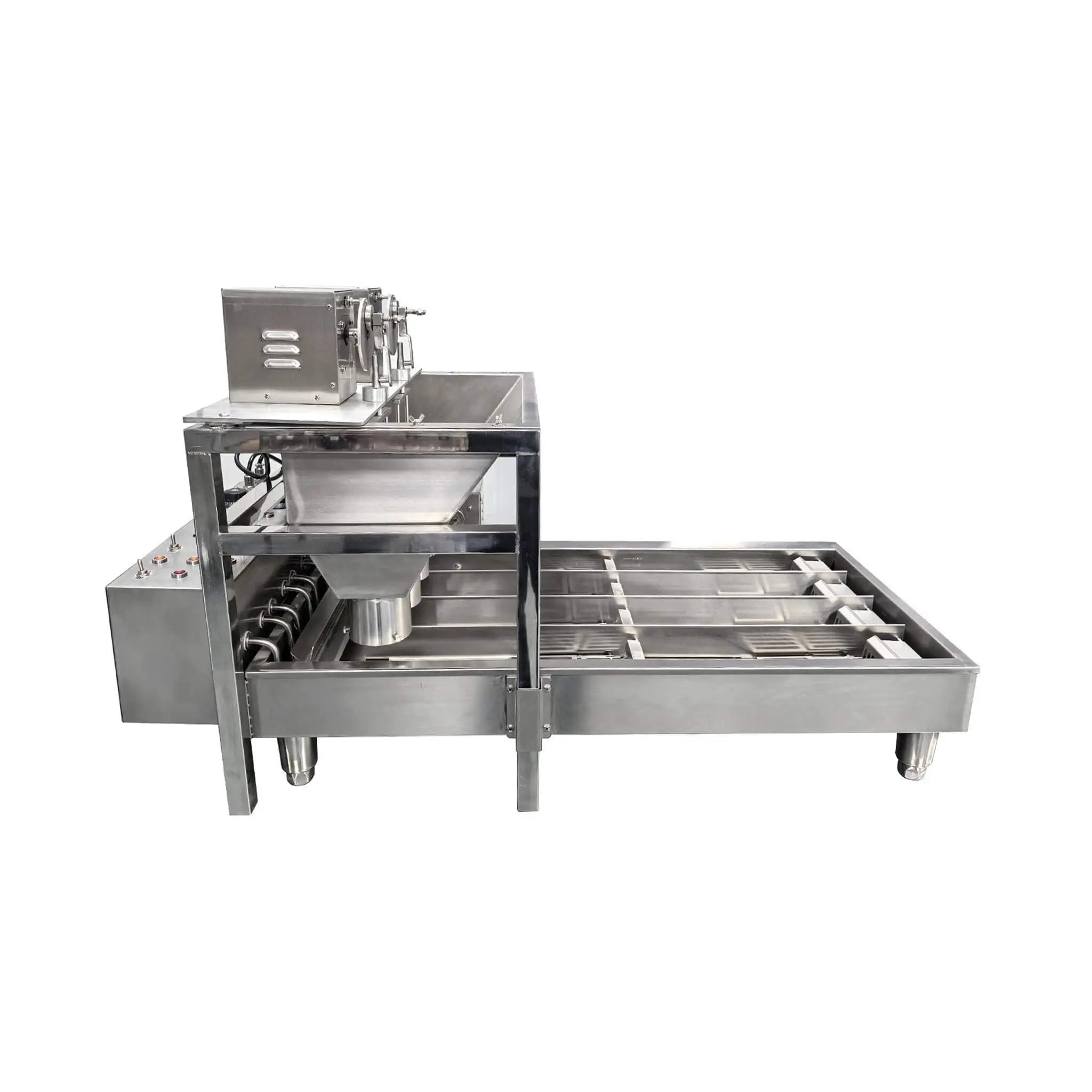 Heavy-Duty Automatic Commercial 4-Row Donut Maker Machine (SAK29401) by SAKSBY WHOLESALE