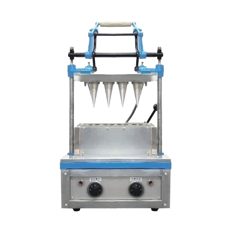 Heavy-Duty Commercial 4-Mold Ice Cream Cone Maker Machine (SAK74021) by SAKSBY WHOLESALE