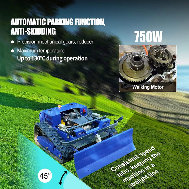 Heavy-Duty Commercial Remote-Controlled Lawn Mower With Snow Plow (SAK85214) by SAKSBY WHOLESALE