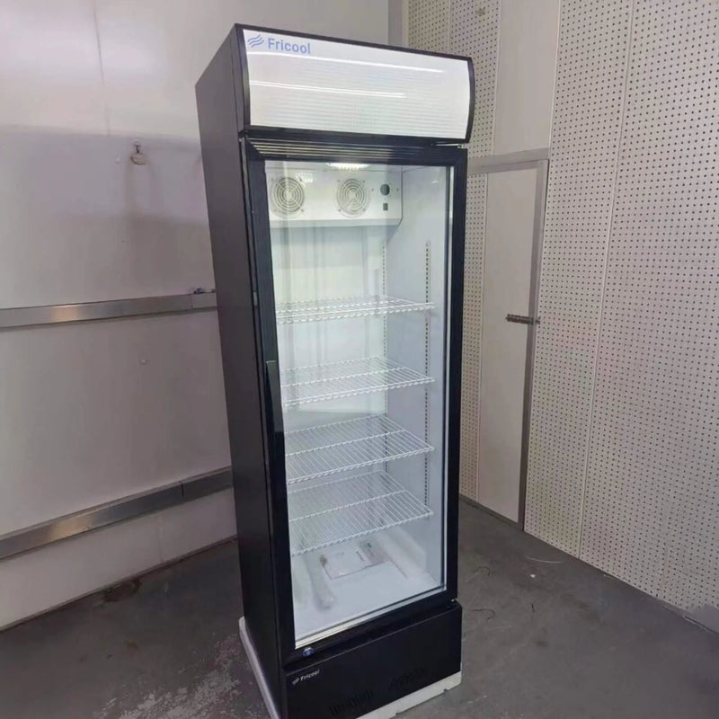 Heavy-Duty 23-Inch Commercial Single Glass Door Refrigerator With LED Lights (SAK43533) by SAKSBY WHOLESALE