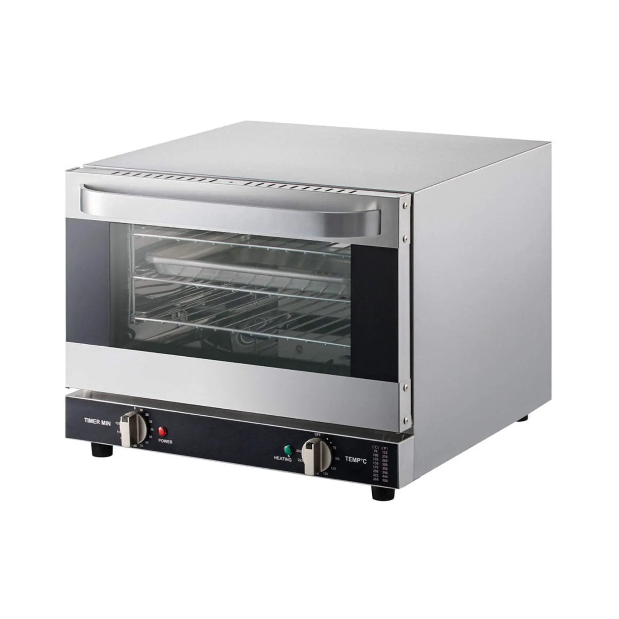 Heavy-Duty Commercial Stainless Steel Countertop Convection Toaster Oven (SAK51683) by SAKSBY WHOLESALE
