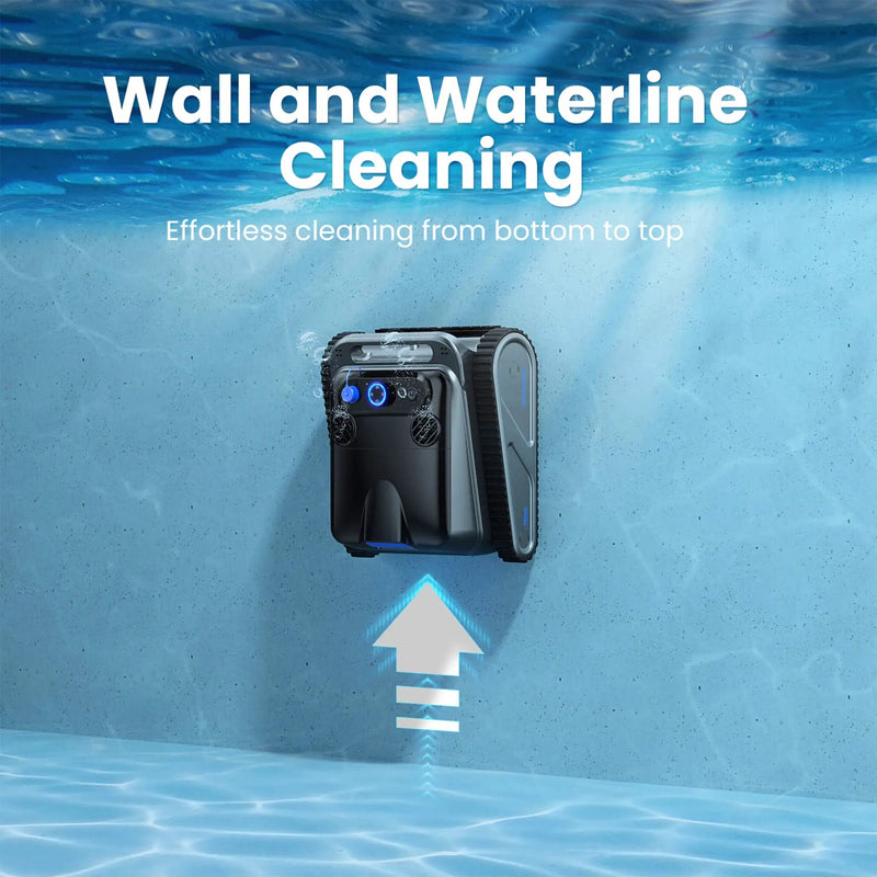 Heavy-Duty Cordless Wall Climbing Robotic Pool Vacuum Cleaner (SAK80239) by SAKSBY WHOLESALE