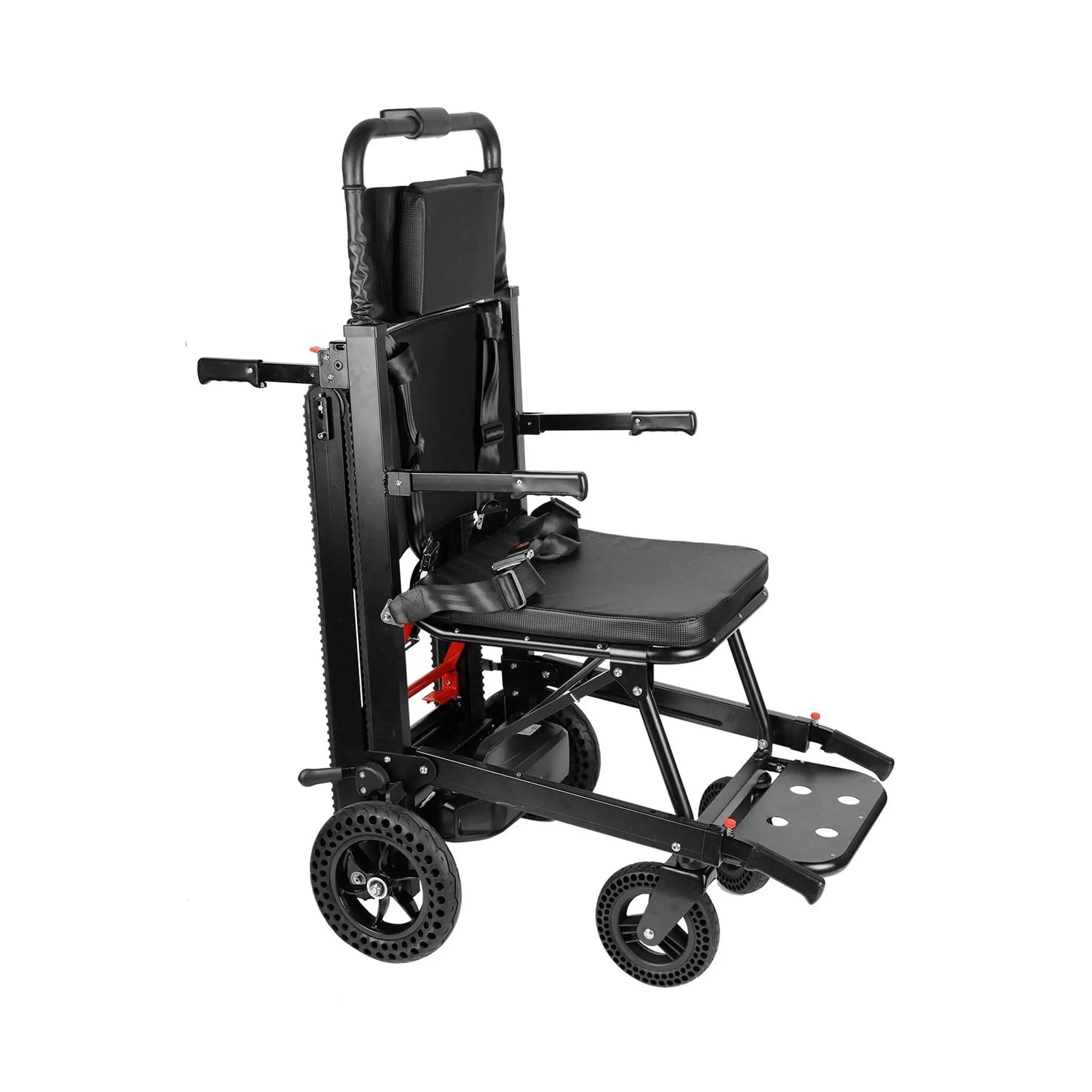 Motivo Heavy-Duty Electric Foldable Stair Climbing Wheelchair, 450LBS [FDA-Approved (SAK92801) by SAKSBY WHOLESALE