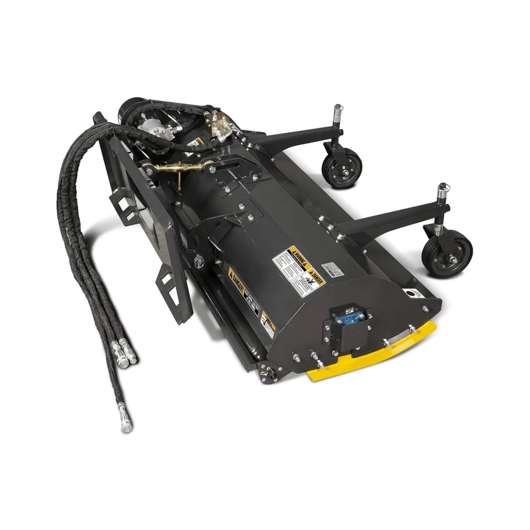 Heavy-Duty Hydraulic Flail Mower Skid Steer Attachment [3-Point Hitch CAT 2] (SAK58246) by SAKSBY WHOLESALE