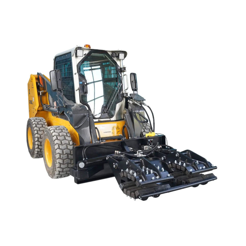 Heavy-Duty Hydraulic Grapple Rock And Pole Claw Skid Steer Attachment (SAK68042) by SAKSBY WHOLESALE