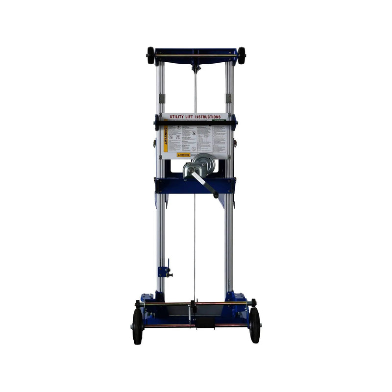 Heavy-Duty Lightweight Manual Hand Crank Straddle Stacker With Adjustable Straddle Legs, 400LBS (SAK94576) by SAKSBY WHOLESALE