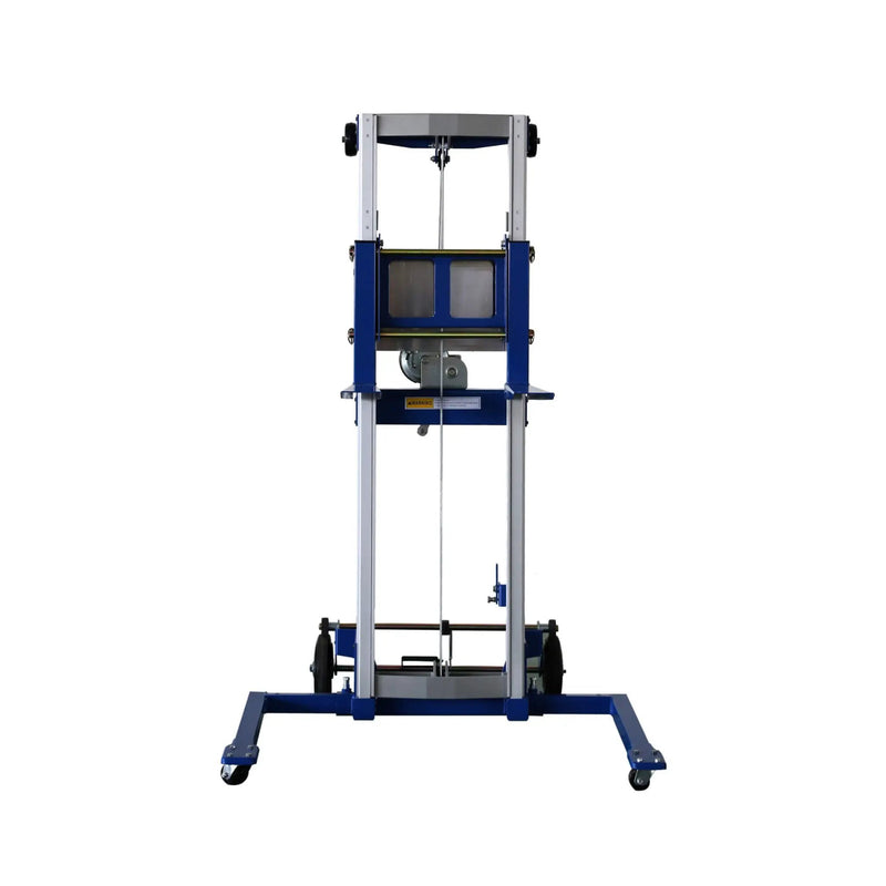 Heavy-Duty Lightweight Manual Hand Crank Straddle Stacker With Adjustable Straddle Legs, 400LBS (SAK94576) by SAKSBY WHOLESALE
