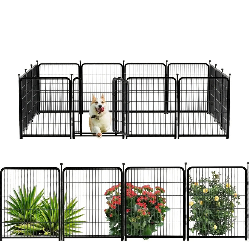 Heavy Duty Metal Dog Playpen by House Of Avana
