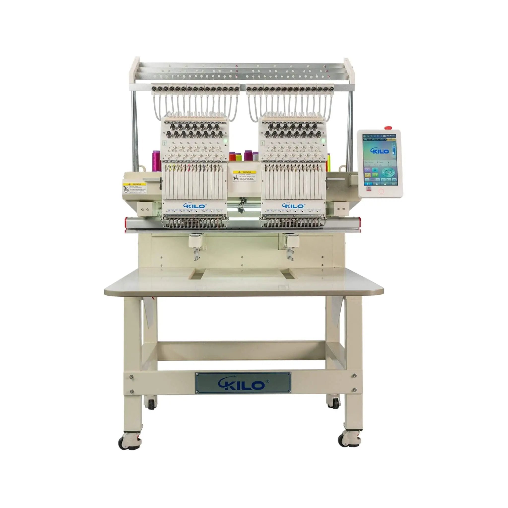Heavy-Duty Multi-Functional Commercial 15-Needle Double Head Embroidery Machine (SAK76814) by SAKSBY WHOLESALE