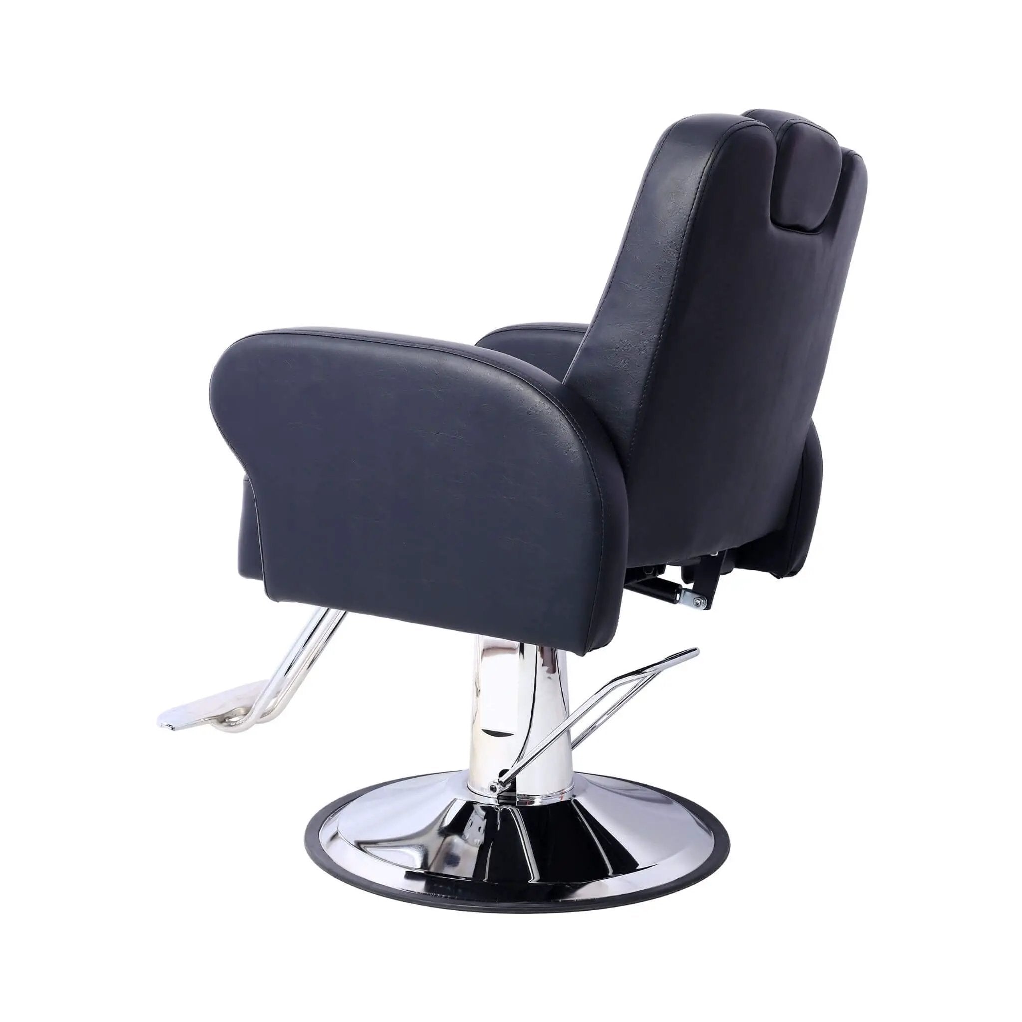 Heavy-Duty Multifunctional PU Leather Reclining Hydraulic Barber Chair W/ Chrome Steel Base (SAK35719) by SAKSBY WHOLESALE