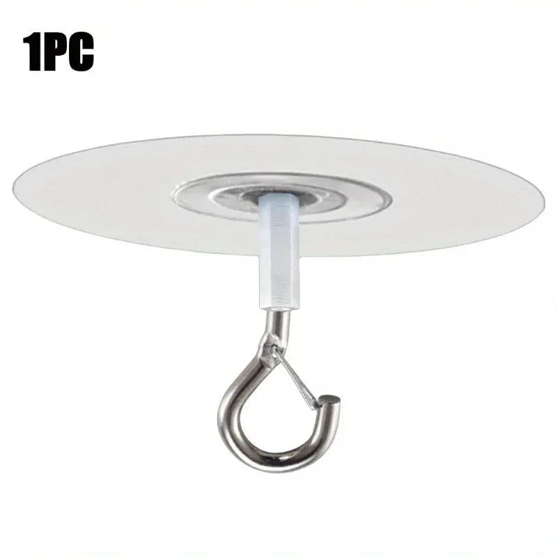 Heavy Duty Plastic Ceiling Hooks with Self-Adhesive Water Resistant Design by House Of Avana