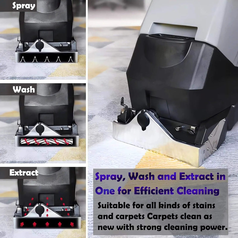 Heavy-Duty Portable Commercial 3-In-1 Wet Dry Carpet Cleaner (SAK76420) by SAKSBY WHOLESALE
