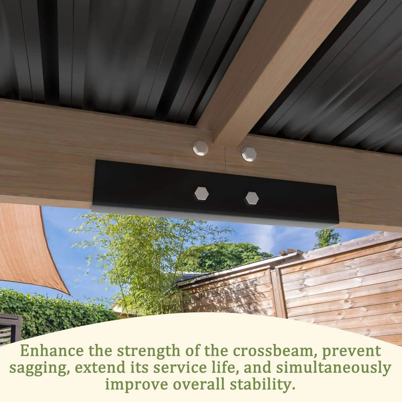 Alora Heavy-Duty Premium Wooden Grill Gazebo With Sloped Metal Roof (SAK61583) by SAKSBY WHOLESALE
