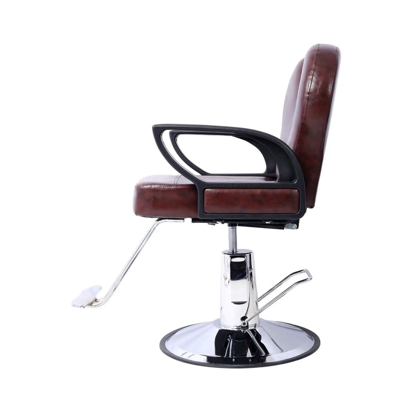 Heavy-Duty Professional Hydraulic Reclining Salon Chair With Barber Cape (SAK45170) by SAKSBY WHOLESALE