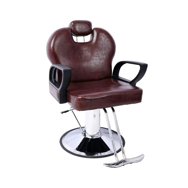 Heavy-Duty Professional Hydraulic Reclining Salon Chair With Barber Cape (SAK45170) by SAKSBY WHOLESALE