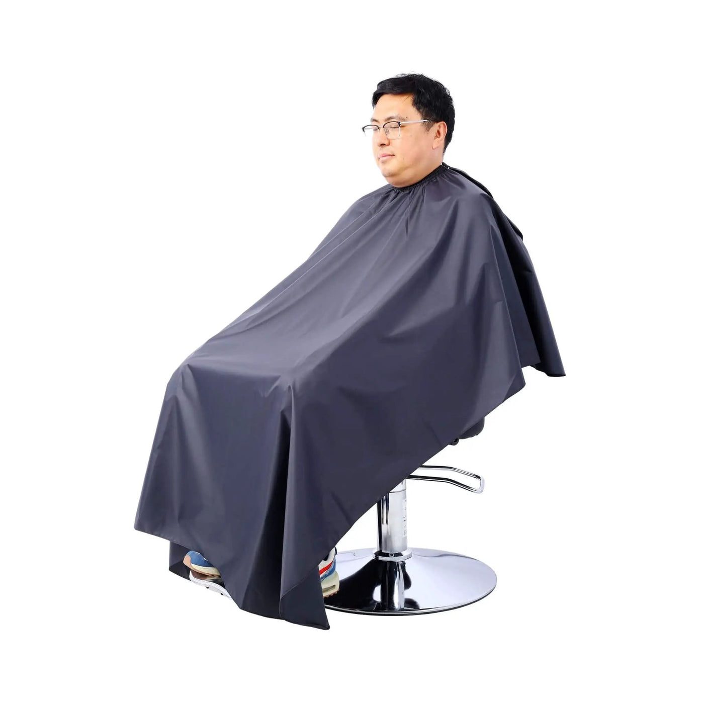 Heavy-Duty Professional Hydraulic Reclining Salon Chair With Barber Cape (SAK45170) by SAKSBY WHOLESALE