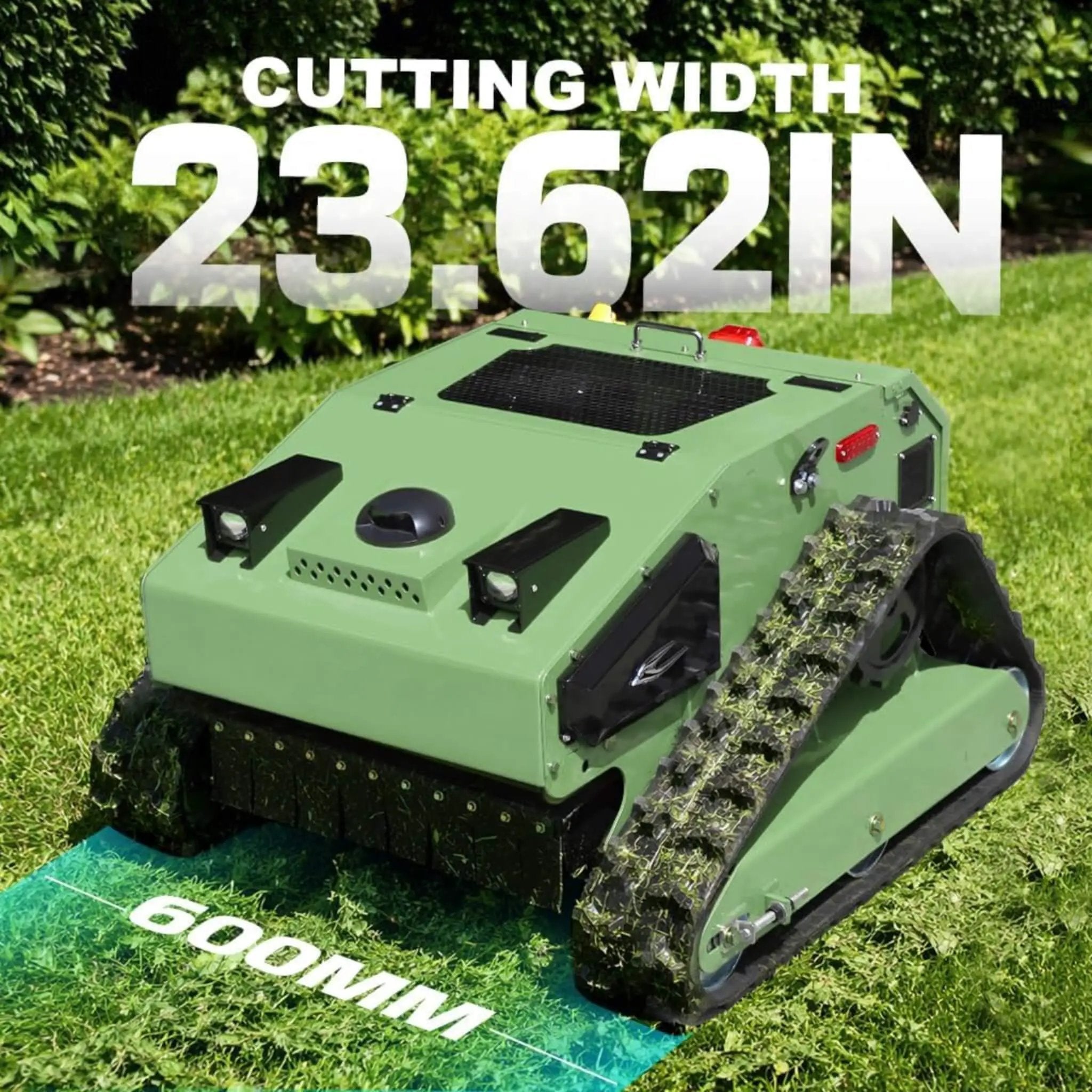 Heavy-Duty Remote-Controlled Industrial-Grade Lawn Mower With 23-Inch Cutting Width (SAK82391) by SAKSBY WHOLESALE
