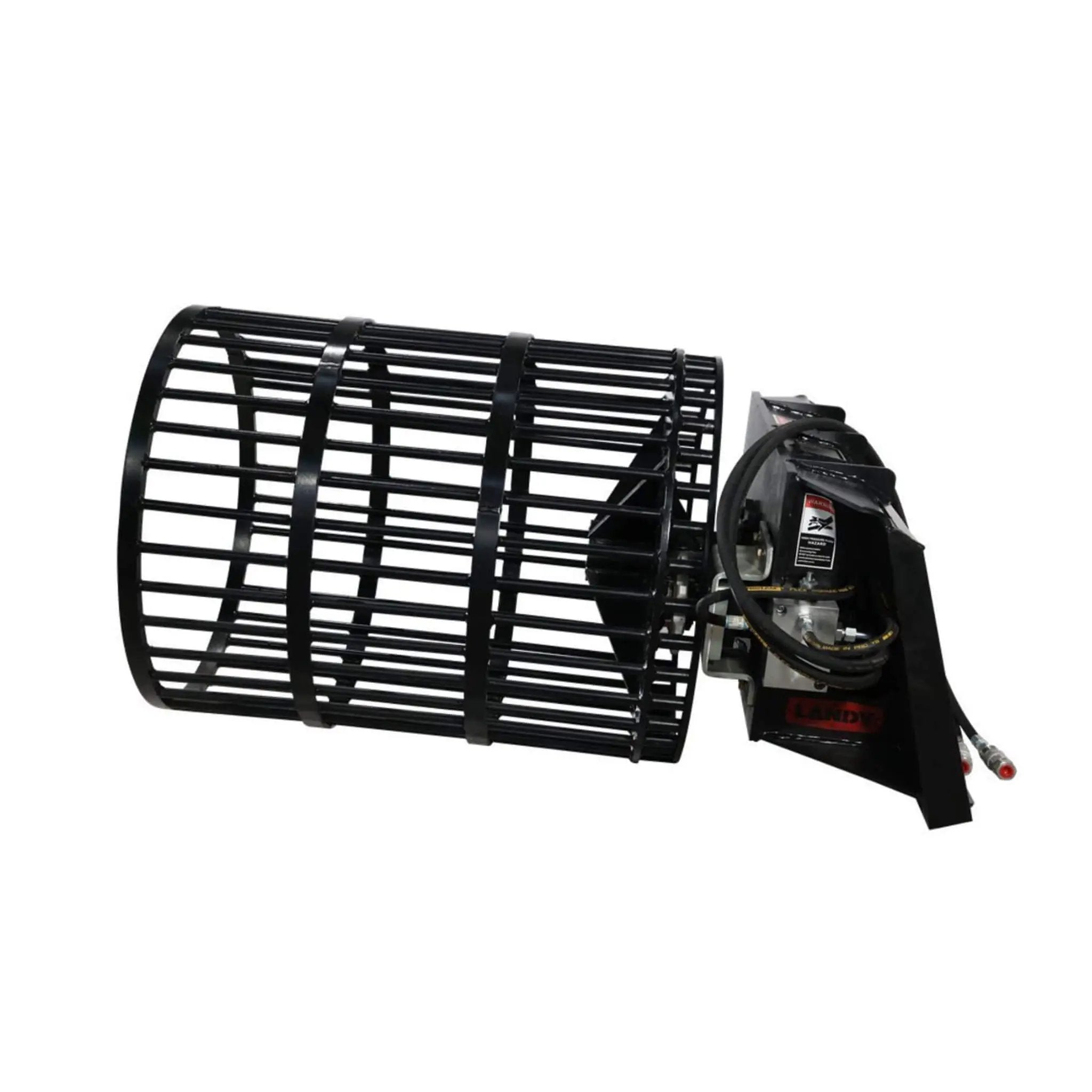 Heavy-Duty Rotary Rock Picker Skid Steer Attachment With 30-Inch Drum (SAK72651) by SAKSBY WHOLESALE
