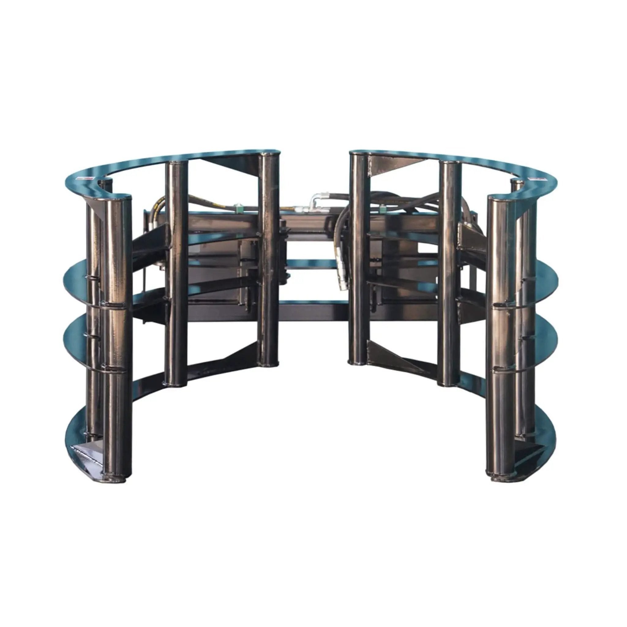 Heavy-Duty Round Hay Bale Grab Skid Steer Attachment (SAK45980) by SAKSBY WHOLESALE