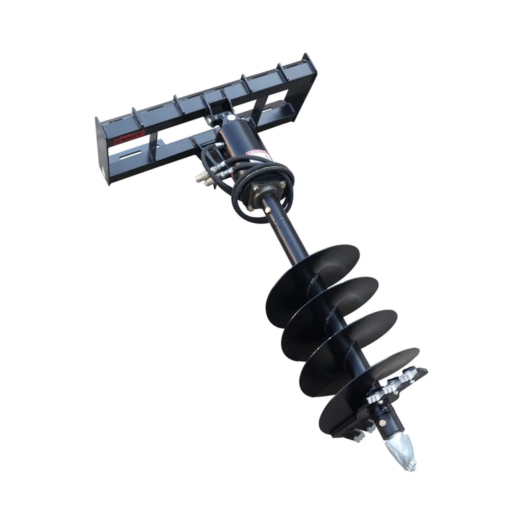 Heavy-Duty Skid Steer Auger Drive Attachment With 12-Inch Post Hole Bit (SAK25169) by SAKSBY WHOLESALE