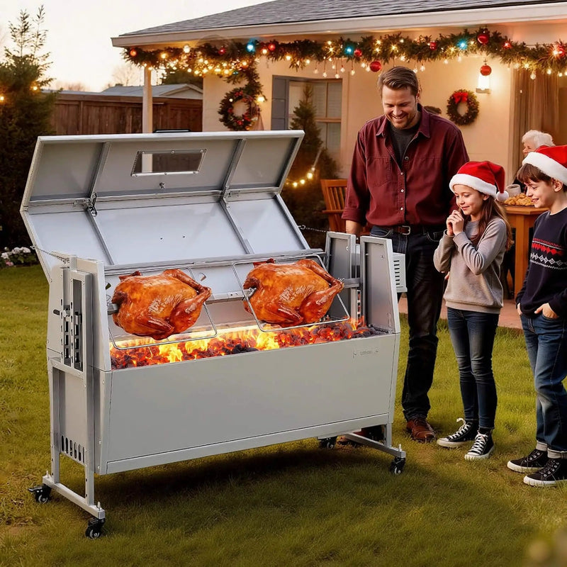 Heavy-Duty Spit Roaster Rotisserie BBQ Grill For Pig, Lamb And Chicken (SAK59286) by SAKSBY WHOLESALE