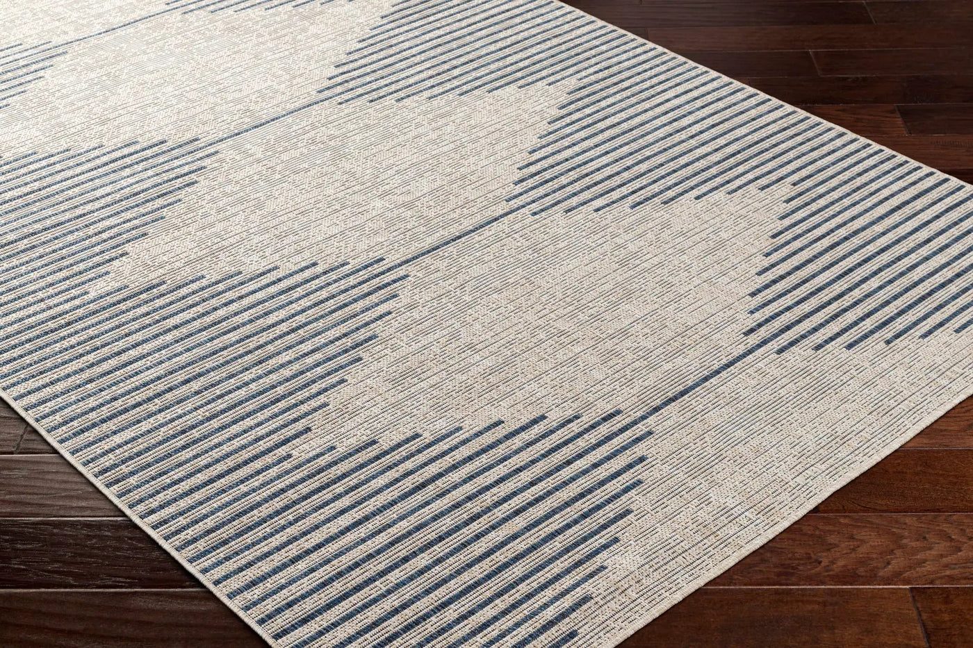 Stephan Blue & Gray Outdoor Rug by Boutique Rugs
