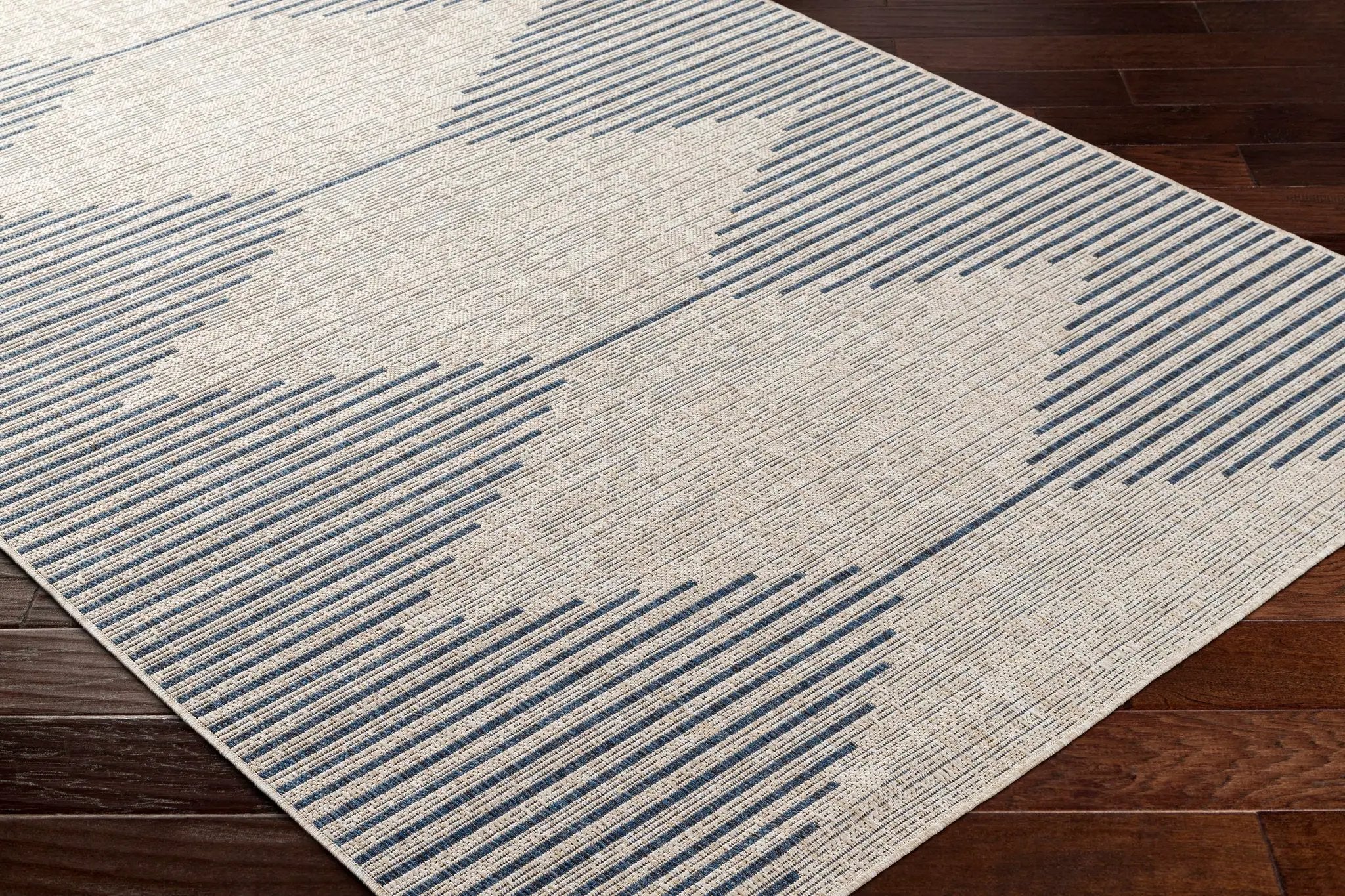 Stephan Blue & Gray Outdoor Rug by Boutique Rugs