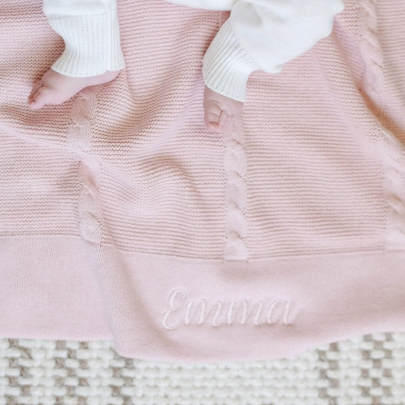 Heirloom Cotton Knit Receiving Blankets by HouseOfZazla