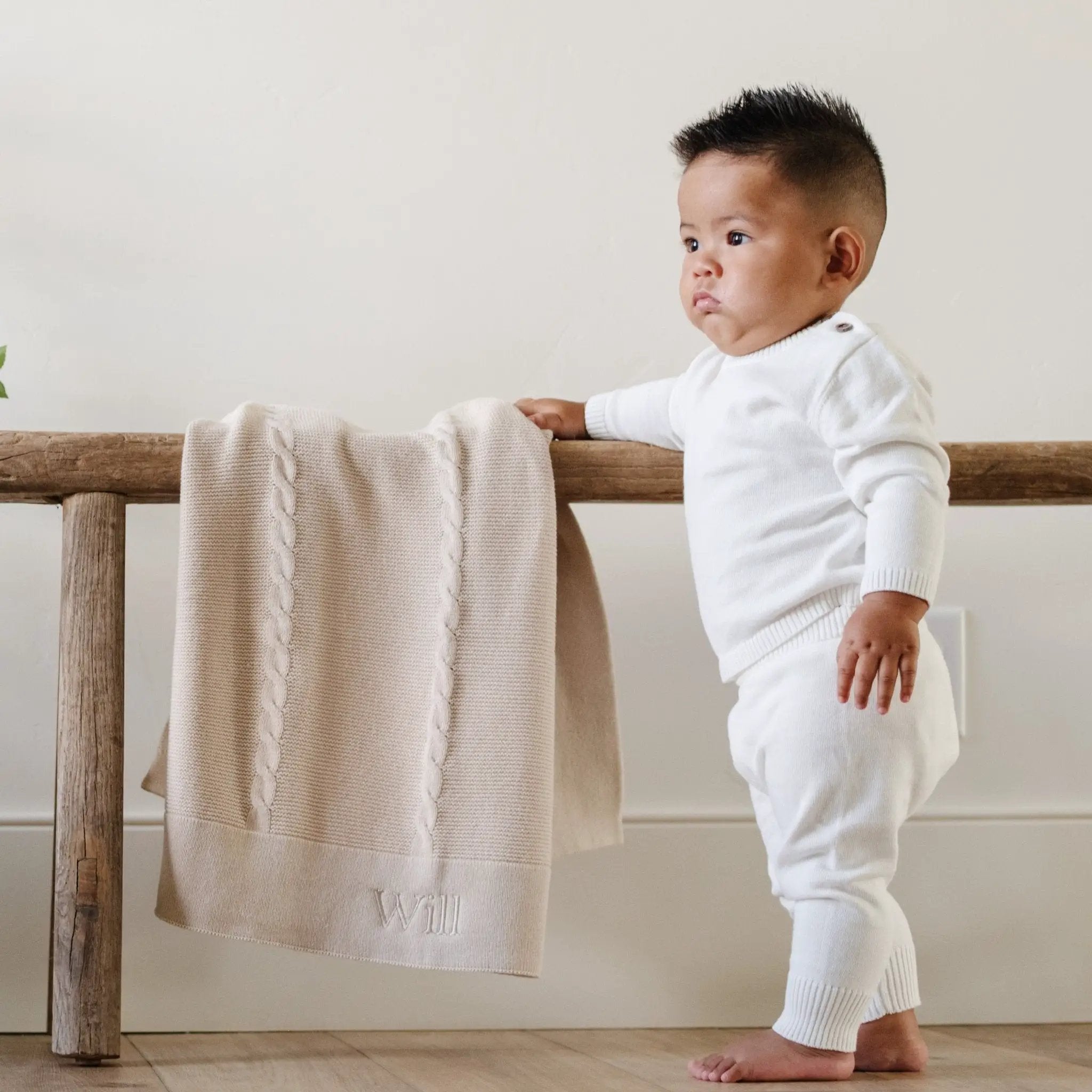 Heirloom Cotton Knit Receiving Blankets by HouseOfZazla
